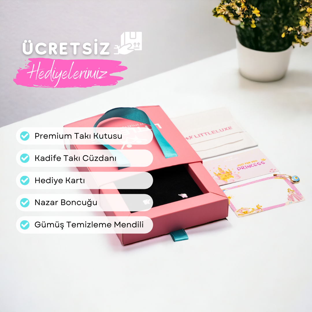 Benim Küçük Cupcake'im Gümüş Kız Çocuk Küpe