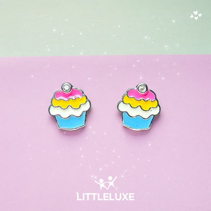 Benim Küçük Cupcake'im Gümüş Kız Çocuk Küpe
