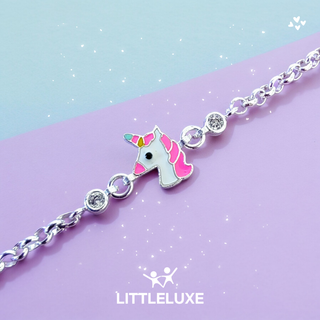 Unicorn Gümüş Çocuk Bileklik