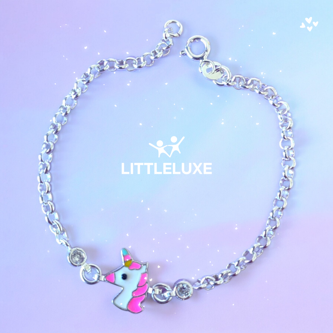 Unicorn Gümüş Çocuk Bileklik