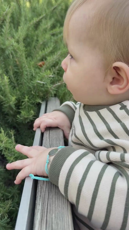 Ayetel Kürsi Dualı Harf Charmlı 925 Ayar Gümüş Bebek Bileklik